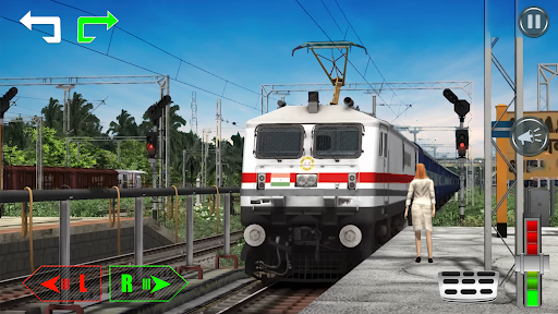 Android application Indian Train Rail Simulator 3D screenshort