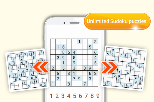 Android application Classic Sudoku puzzle screenshort