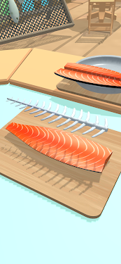 #4. Fish Cutting (Android) By: Genza Games