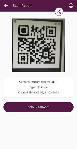 Simple QR and BAR Code Scanner