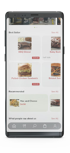 Android application Sweet Southern Smoke BBQ screenshort