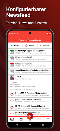 EinsatzApp Screen 2