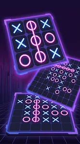 Tic Tac Toe 2 Player: XO Glow - Apps on Google Play