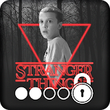 Stranger Things Upside Down Characters Screen Lock icon