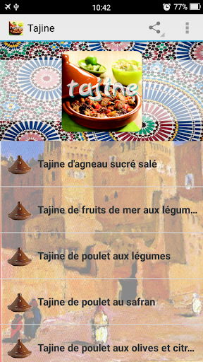 Tajine Recettes De Cuisine Marocaine By App4life Dev Google Play United States Searchman App Data Information