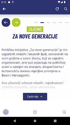 Za Nove Generacije Screen 3