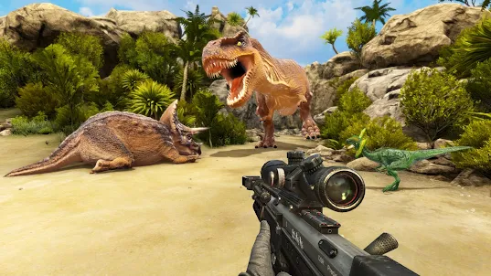 Real Dinosaur Hunting Game 3D