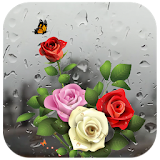 Rose Live Wallpaper with Waterdrops icon
