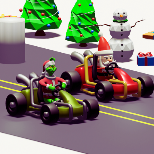 Dual Car : Grintch Santa logo