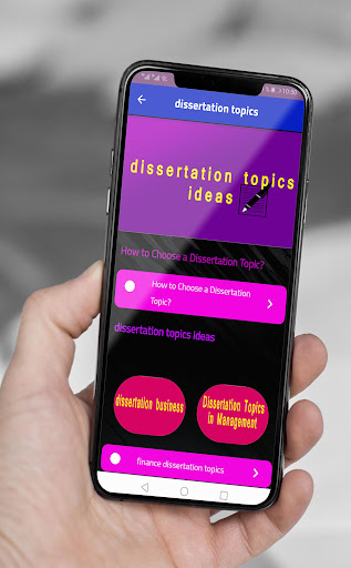 dissertation topics ideas Screen 3