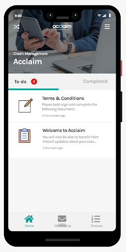 Android application Acclaim Credit screenshort