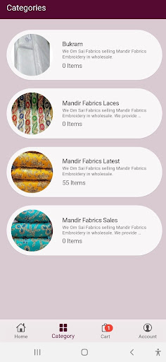 OM SAI FABRICS Screen 2