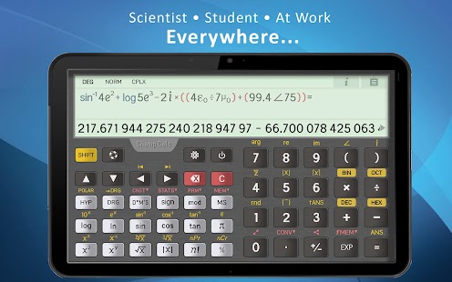 Champ Scientific Calculator Screenshot