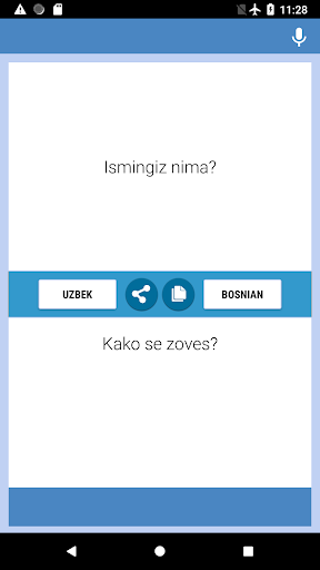 Android application Uzbekistanski-Bosanski Prevodi screenshort