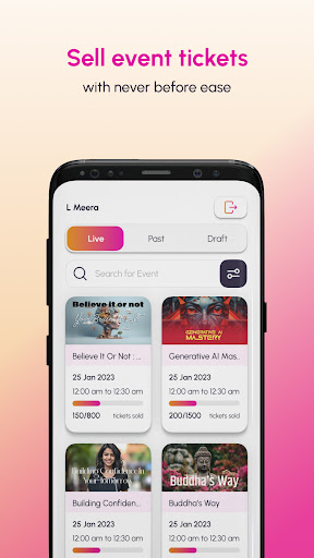 Android application Tktby Organizer screenshort