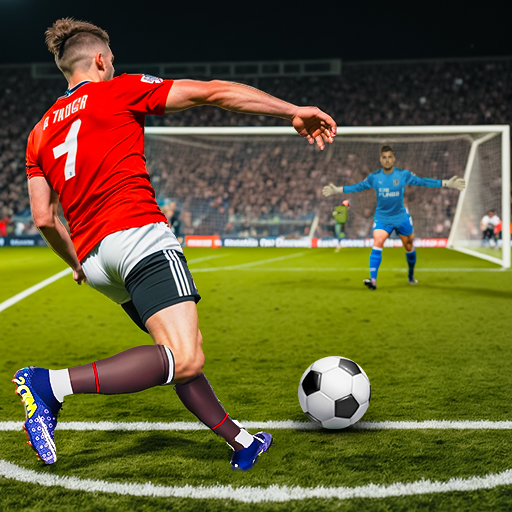 Football kick Soccer Goal 2024 logo