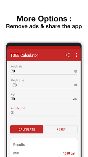 TDEE Calculator screenshot 5
