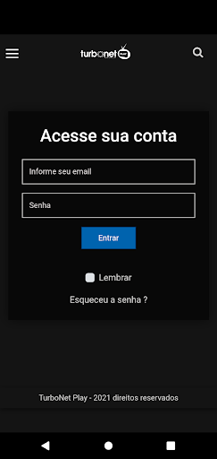 Android application TurboNet Play screenshort