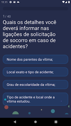 Android application Passei Detran screenshort