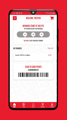 Becks Rewards Screen 2