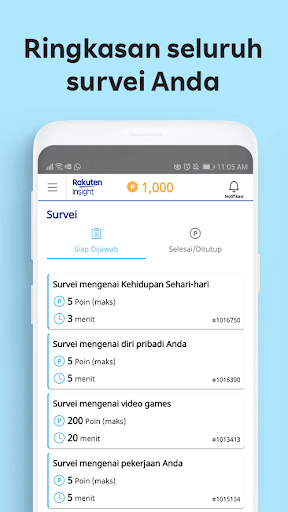 Rakuten Insight Surveys Screen 3