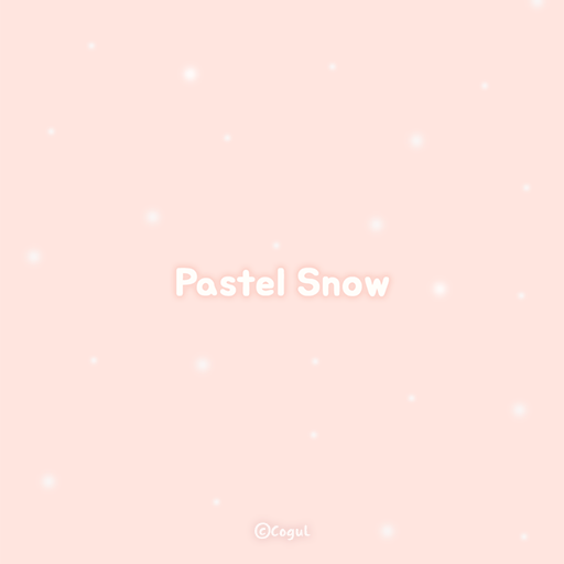 카카오톡 테마 - 파스텔 스노우_베이비 핑크 logo