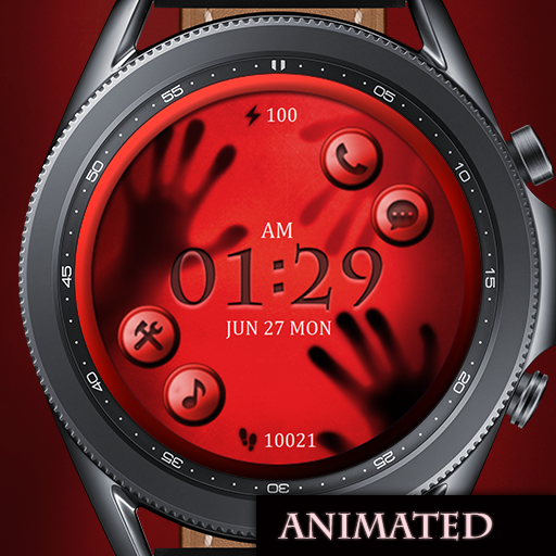 Red Window Behind U_Watchface logo