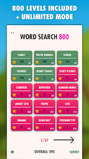 Pamja e ekranit e Word Search 800 PRO