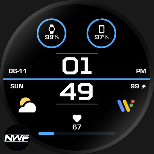 Night Beam - watch face logo