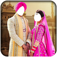 Sikh Couple Photo Suit New