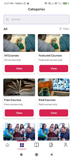Medical Learning Hub (MLH) Screen 3