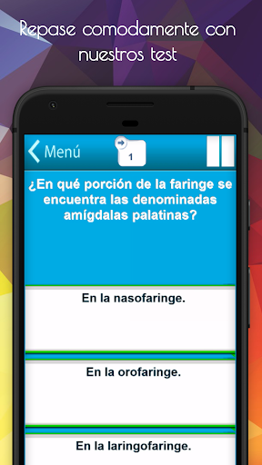 Test Auxiliar de Enfermería Screen 2