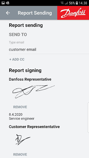 Android application DrivePro® Preventive Maintenan screenshort