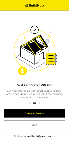 Android application BuildHub screenshort
