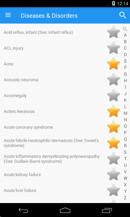 Diseases & Disorders - New - (Android)