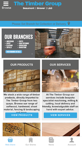 Android application The Timber Group screenshort