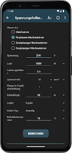 Elektro Berechnungen Screenshot