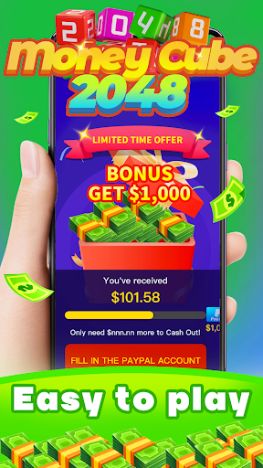 Money Cube 2048 - Win RealCash apkpoly screenshots 16