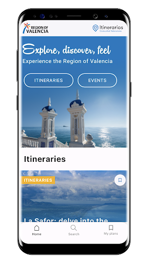 Android application Itinerarios CV screenshort