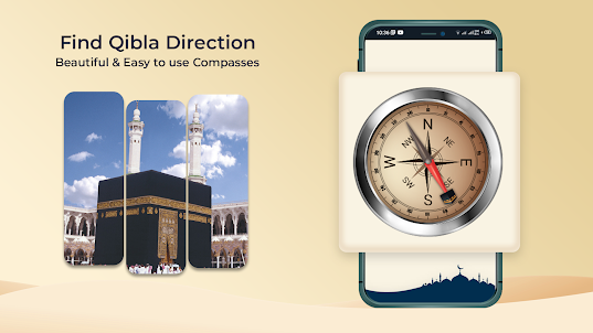 Qibla Direction: Qibla Compass