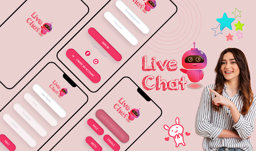 Android application Live Chat - Random Video Call screenshort