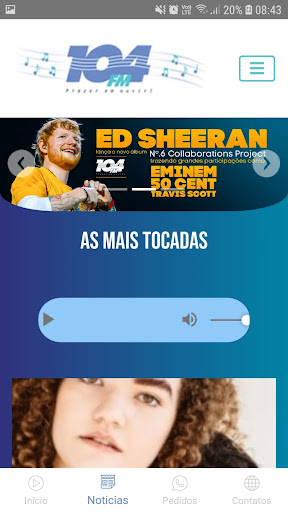 Rádio 104 FM Screen 3