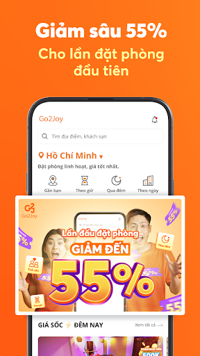 Go2Joy - Hourly Booking App Screen 3