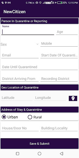 Quarantine Watch Screen 2