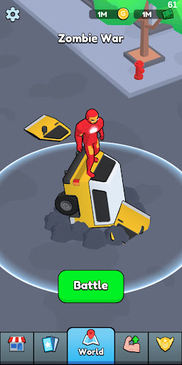 Android application Idle Avengers Tower screenshort