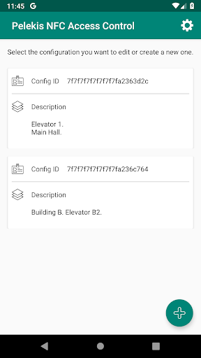 Pelekis NFC Access Control Screen 2