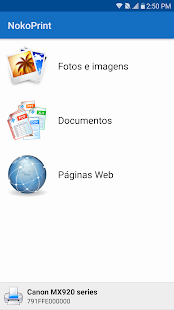 Visualização do aplicativo