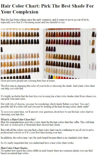 Right Hair Color Guide Screen 2