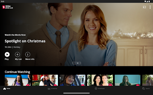 Screenshot of Lifetime Movie Club
