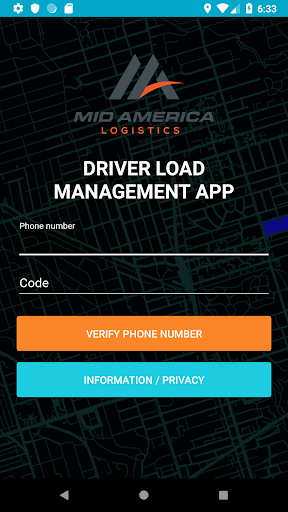 Android application Mid America Load Mgmt screenshort